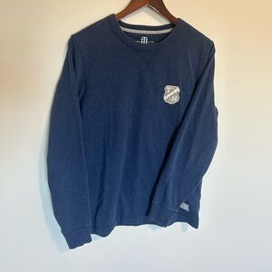 Tommy Hilfiger Navy Sweatshirt with Logo Size Small
